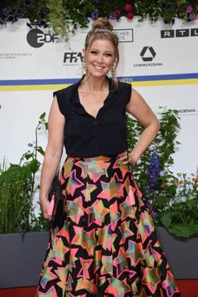 Nina Eichinger arriving on the red carpet for the GERMAN FILM AWARD 2023 at the Theater am Potsdamer Platz in Berlin on 12 05 2023