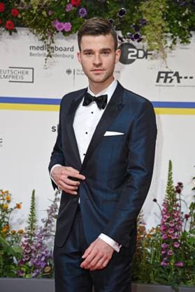 Patrick Mölleken arriving on the red carpet for the GERMAN FILM AWARD 2023 at the Theater am Potsdamer Platz in Berlin on 12 05 2023