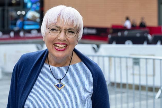 12 05 2023,Berlin,Germany,German Film Award 2023,Lola Award Ceremony at Theater am Potsdamer Platz,Arrival Claudia Roth Minister of State for Culture and Media