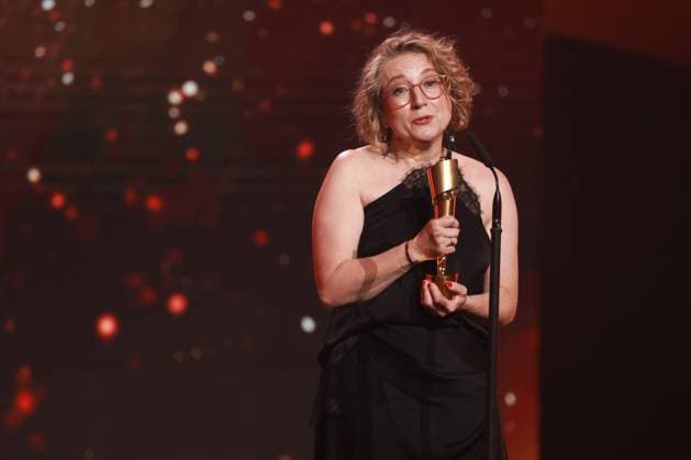 German Film Award 2023 BEST COSTUME PICTURE winner Tanja Hausner SISI ICH at the Lola German Film Award 2023 ceremony at the Theater am Potsdamer Platz in Berlin 12 05 2023 Copyright: xEventpressx