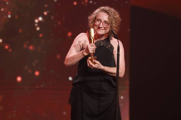 German Film Award 2023 BEST COSTUME PICTURE winner Tanja Hausner SISI ICH at the Lola German Film Award 2023 ceremony at the Theater am Potsdamer Platz in Berlin 12 05 2023 Copyright: xEventpressx