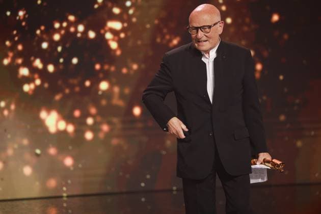 German Film Award 2023 Volker Schlöndorff Laureate HONORARY Award Presentation Lola Alexandra Maria Lara at the award ceremony Lola German Film Award 2023 at the Theater am Potsdamer Platz in Berlin 12 05 2023 Copyright: xEventpressx