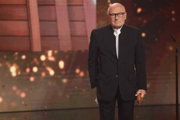 German Film Award 2023 Volker Schlöndorff Laureate HONORARY Award Presentation Lola Alexandra Maria Lara at the award ceremony Lola German Film Award 2023 at the Theater am Potsdamer Platz in Berlin 12 05 2023 Copyright: xEventpressx