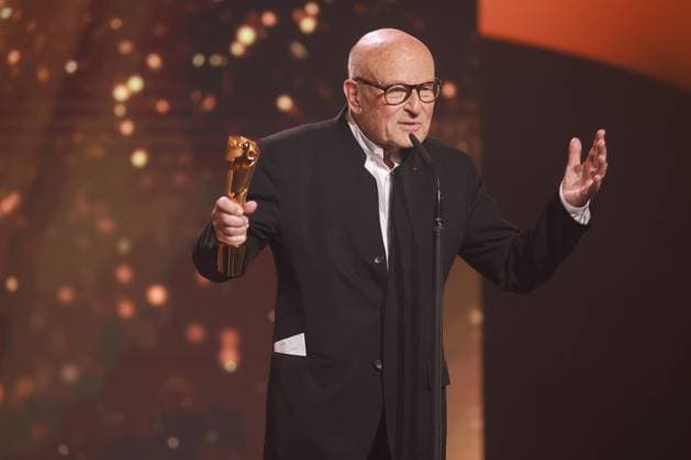 German Film Award 2023 Volker Schlöndorff Laureate HONORARY AWARD at the Lola German Film Award 2023 ceremony at the Theater am Potsdamer Platz in Berlin 12 05 2023 Copyright: xEventpressx