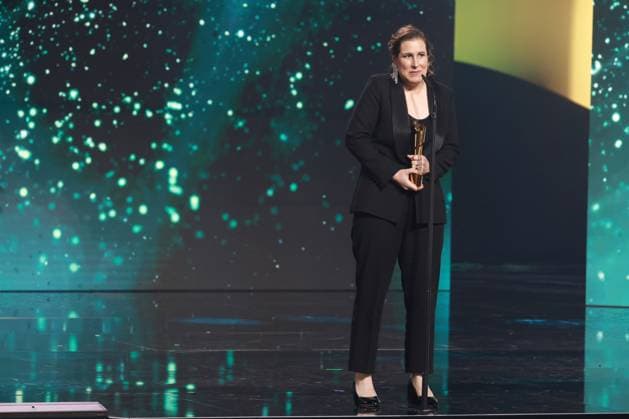 German Film Award 2023 BEST CUT winner Gesa Jäger THE TEACHERS ROOM at the Lola German Film Award 2023 ceremony at the Theater am Potsdamer Platz in Berlin 12 05 2023 Copyright: xEventpressx