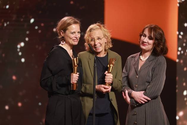 German Film Award 2023 BEST DOCUMENTARY FILM ELFRIEDE JELINEK LET THE LANGUAGE FROM THE LINE at the Lola German Film Award 2023 ceremony at the Theater am Potsdamer Platz in Berlin 12 05 2023 Copyright: xEventpressx