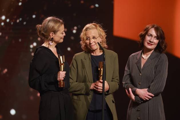 German Film Award 2023 BEST DOCUMENTARY FILM ELFRIEDE JELINEK LET THE LANGUAGE FROM THE LINE at the Lola German Film Award 2023 ceremony at the Theater am Potsdamer Platz in Berlin 12 05 2023 Copyright: xEventpressx