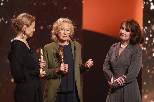 German Film Award 2023 BEST DOCUMENTARY FILM ELFRIEDE JELINEK LET THE LANGUAGE FROM THE LINE at the Lola German Film Award 2023 ceremony at the Theater am Potsdamer Platz in Berlin 12 05 2023 Copyright: xEventpressx