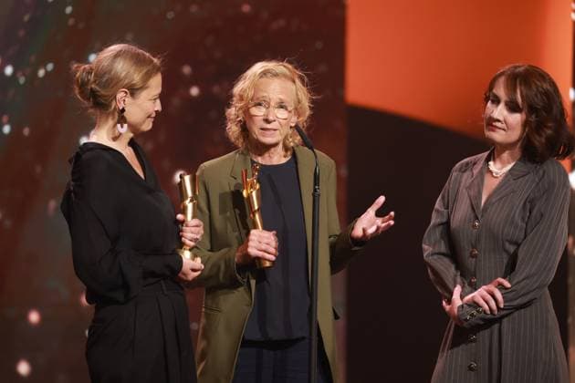 German Film Award 2023 BEST DOCUMENTARY FILM ELFRIEDE JELINEK LET THE LANGUAGE FROM THE LINE at the Lola German Film Award 2023 ceremony at the Theater am Potsdamer Platz in Berlin 12 05 2023 Copyright: xEventpressx