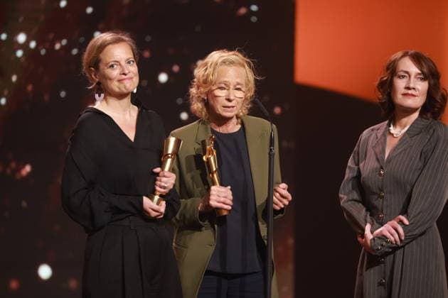 German Film Award 2023 BEST DOCUMENTARY FILM ELFRIEDE JELINEK LET THE LANGUAGE FROM THE LINE at the Lola German Film Award 2023 ceremony at the Theater am Potsdamer Platz in Berlin 12 05 2023 Copyright: xEventpressx