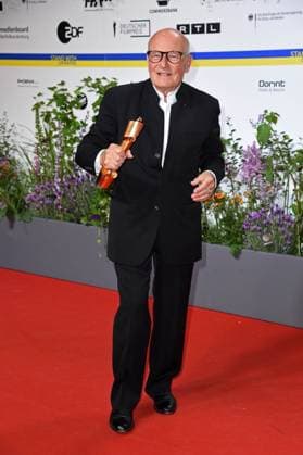 Volker Schlöndorff as winner at DEUTSCHER FILMPREIS 2023 at Theater am Potsdamer Platz in Berlin on 12 05 2023