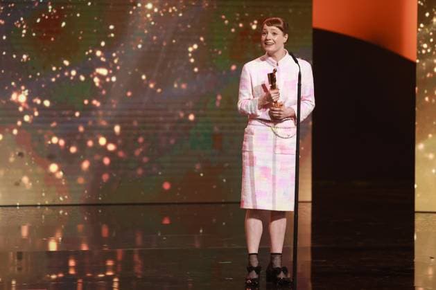 German Film Award 2023 BEST FEMALE MAIN TROL winner Leonie Benesch at the Lola German Film Award 2023 ceremony at the Theater am Potsdamer Platz in Berlin 12 05 2023 Copyright: xEventpressx