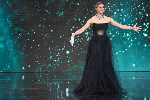 German Film Award 2023 Svenja Jung Laudator BEST VISUAL EFFECTS at the Lola German Film Award 2023 ceremony at the Theater am Potsdamer Platz in Berlin 12 05 2023 Copyright: xEventpressx