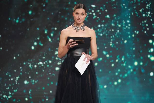 German Film Award 2023 Svenja Jung Laudator BEST VISUAL EFFECTS at the Lola German Film Award 2023 ceremony at the Theater am Potsdamer Platz in Berlin 12 05 2023 Copyright: xEventpressx