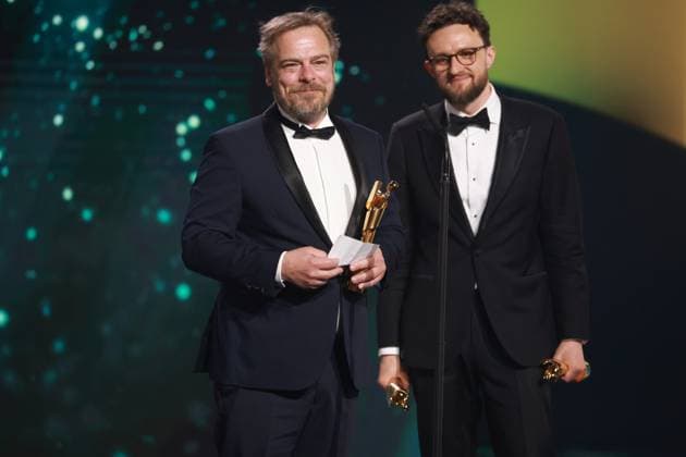 German Film Award 2023 BEST VISUAL EFFECTS Winners Frank Petzold, Viktor Müller, Markus Frank IN THE WEST NOTHING NEW at the Lola German Film Award 2023 ceremony at the Theater am Potsdamer Platz in Berlin 12 05 2023 Copyright: xEventpressx
