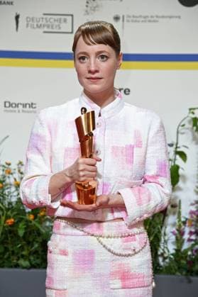 Leonie Benesch as winner at DEUTSCHER FILMPREIS 2023 at Theater am Potsdamer Platz in Berlin on 12 05 2023