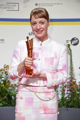 Leonie Benesch as winner at DEUTSCHER FILMPREIS 2023 at Theater am Potsdamer Platz in Berlin on 12 05 2023