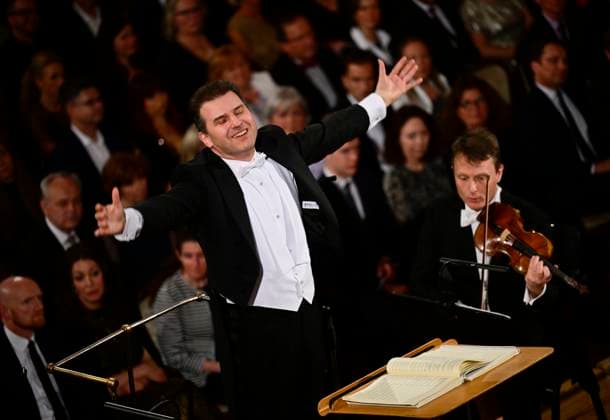 The traditional My Country symphonic cycle by Bedrich Smetana performed by the Welsh National Opera Orchestra led by Czech conductor Tomas Hanus opened the 78th Prague Spring Festival, on May 12, 2023, in Prague, Czech Republic. (CTKxPhoto RomanxVondrous) CTKPhotoP2023051210268  CTKPhotoP2023051210268