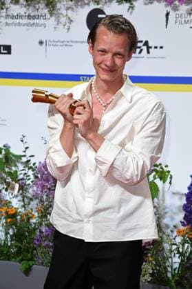 Felix Kammerer as winner at DEUTSCHER FILMPREIS 2023 at Theater am Potsdamer Platz in Berlin on 12 05 2023