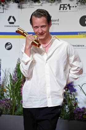 Felix Kammerer as winner at DEUTSCHER FILMPREIS 2023 at Theater am Potsdamer Platz in Berlin on 12 05 2023