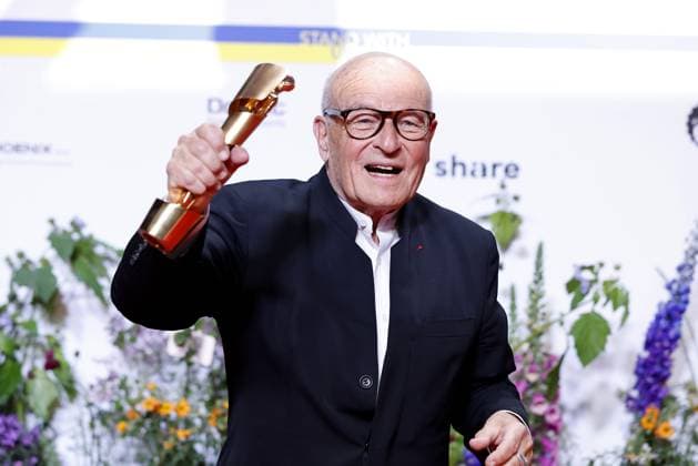 Honorary award winner Volker Schloendorff at the winner photocall at the award ceremony of the German Film Award on 12 05 2023 in Berlin German Film Award 2023 in Berlin