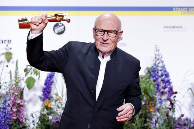 Honorary award winner Volker Schloendorff at the winner photocall at the award ceremony of the German Film Award on 12 05 2023 in Berlin German Film Award 2023 in Berlin