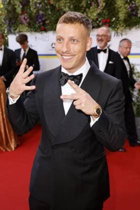 Felix Lobrecht at the arrival to the German Film Award ceremony on 12 05 2023 in Berlin German Film Award 2023 in Berlin Arrival Red Carpet