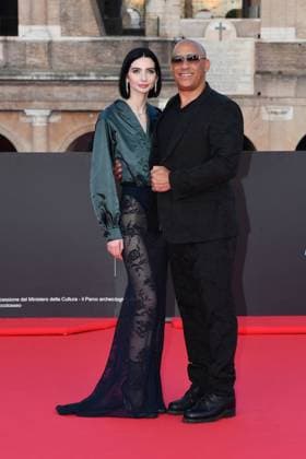 Rome : Terrace of the Colosseum . Photo call Fast X . Pictured: Meadow Walker and Vin Diesel  Copyright: xMaurizioxD Avanzox xipa-agency.nx xMaurizioxDxAvanzox IPA_IPA37898922