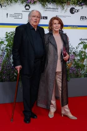Event German Film Award 2023 Senta Berger with husband Michael Verhoeven at the 73 German Film Award in the Theater am Potsdamerplatz on 12 05 2023 in Berlin Copyright: xEventpressxKochanx