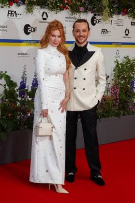 Event German Film Award 2023 Palina Rojinski and Riccardo Simonetti at the 73 German Film Award at the Theater am Potsdamerplatz on 12 05 2023 in Berlin Copyright: xEventpressxKochanx
