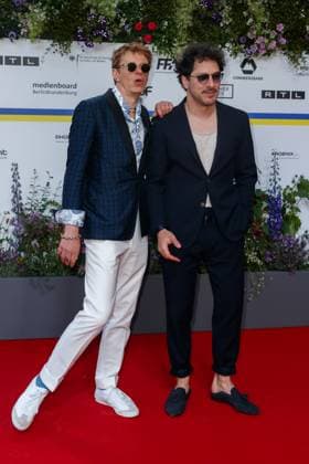 Event German Film Award 2023 Alexander Scheer and Fahri Yardim at the 73 German Film Award at the Theater am Potsdamerplatz on 12 05 2023 in Berlin Copyright: xEventpressxKochanx