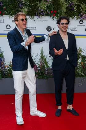 Event German Film Award 2023 Alexander Scheer and Fahri Yardim at the 73 German Film Award at the Theater am Potsdamerplatz on 12 05 2023 in Berlin Copyright: xEventpressxKochanx
