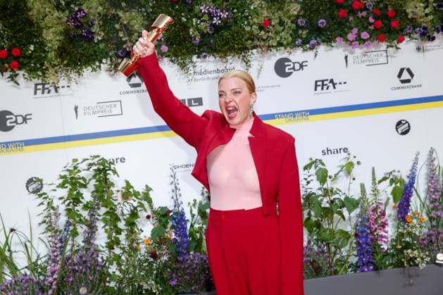 Event German Film Award 2023 Jördis Triebel at the 73 German Film Award at the Theater am Potsdamerplatz on 12 05 2023 in Berlin Copyright: xEventpressxKochanx