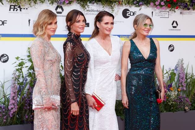 Event German Film Award 2023 Andrea Lüdke, Gerit Kling, Anja Kling and Ursula Karven at the 73 German Film Award at the Theater am Potsdamerplatz on 12 05 2023 in Berlin Copyright: xEventpressxKochanx