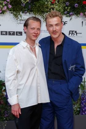 Event German Film Award 2023 Felix Kammerer and Albrecht Schuch at the 73 German Film Award in the Theater am Potsdamerplatz on 12 05 2023 in Berlin Copyright: xEventpressxKochanx