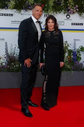 Event German Film Award 2023 Iris Berben with Heiko Kiesow at the 73 German Film Award in the Theater am Potsdamerplatz on 12 05 2023 in Berlin Copyright: xEventpressxKochanx