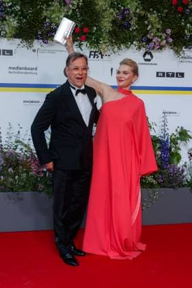 Event German Film Award 2023 Jan Josef Liefers with wife Anna Loos at the 73 German Film Award at the Theater am Potsdamerplatz on 12 05 2023 in Berlin Copyright: xEventpressxKochanx