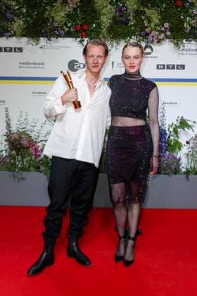 Event German Film Award 2023 Felix Kammerer and Luna Wedler at the 73 German Film Award at the Theater am Potsdamerplatz on 12 05 2023 in Berlin Copyright: xEventpressxKochanx