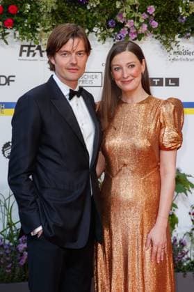 Event German Film Award 2023 Alexandra Maria Lara with husband Sam Riley at the 73 German Film Award at the Theater am Potsdamerplatz on 12 05 2023 in Berlin Copyright: xEventpressxKochanx