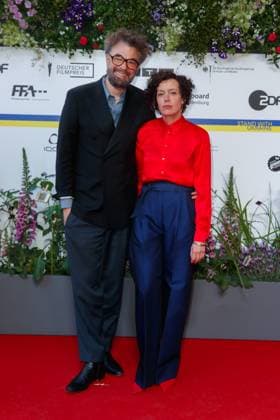 Event German Film Award 2023 Maria Schrader with friend Jan Schomburg at the 73 German Film Award at the Theater am Potsdamerplatz on 12 05 2023 in Berlin Copyright: xEventpressxKochanx