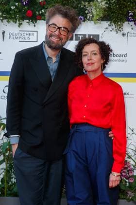 Event German Film Award 2023 Maria Schrader with friend Jan Schomburg at the 73 German Film Award at the Theater am Potsdamerplatz on 12 05 2023 in Berlin Copyright: xEventpressxKochanx