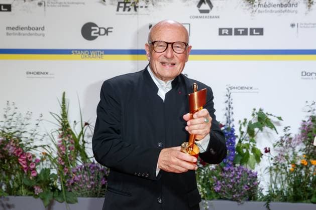 Event German Film Award 2023 Volker Schloendorff at the 73 German Film Award in the Theater am Potsdamerplatz on 12 05 2023 in Berlin Copyright: xEventpressxKochanx