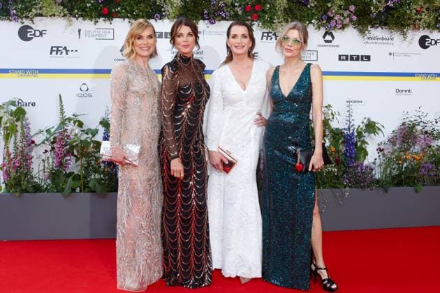 Event German Film Award 2023 Andrea Lüdke, Gerit Kling, Anja Kling and Ursula Karven at the 73 German Film Award at the Theater am Potsdamerplatz on 12 05 2023 in Berlin Copyright: xEventpressxKochanx