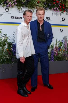 Event German Film Award 2023 Felix Kammerer and Albrecht Schuch at the 73 German Film Award in the Theater am Potsdamerplatz on 12 05 2023 in Berlin Copyright: xEventpressxKochanx