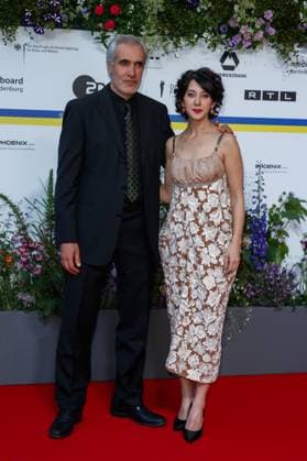 Event German Film Award 2023 Mehdi Bajestani and Zahra Amir Ebrahimi at the 73 German Film Award at the Theater am Potsdamerplatz on 12 05 2023 in Berlin Copyright: xEventpressxKochanx