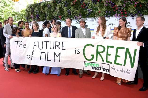 Photo action Green Shooting meets German Film Award with Alexandra Maria Lara, Florian Gallenberger and other celebrities filmmakers at the 73 German Film Award 2023 ceremony at the Theater am Potsdamer Platz Berlin, 12 05 2023 Foto:xF.xKernx xFuturexImage
