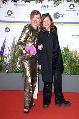 Anne Ratte Polle with company at the 73 German Film Award 2023 ceremony at the Theater am Potsdamer Platz Berlin, 12 05 2023 Foto:xF.xKernx xFuturexImage