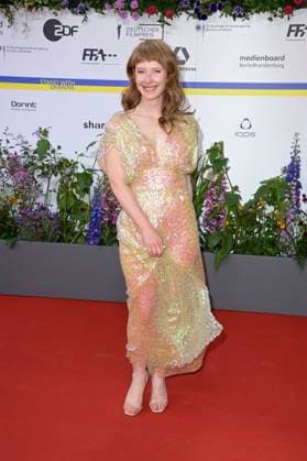 Sarah Bauerett at the 73 German Film Awards 2023 ceremony at the Theater am Potsdamer Platz Berlin, 12 05 2023. Foto:xF.xKernx xFuturexImage