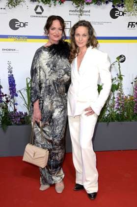 Natalie Wörner and Jeanette Hain at the 73 German Film Awards 2023 ceremony at the Theater am Potsdamer Platz Berlin, 12 05 2023 Foto:xF.xKernx xFuturexImage