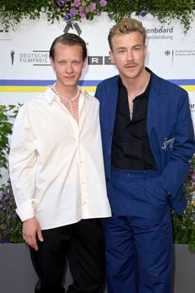 Felix Kammerer and Albrecht Schuch at the 73 German Film Award 2023 ceremony at the Theater am Potsdamer Platz Berlin, 12 05 2023 Foto:xF.xKernx xFuturexImage